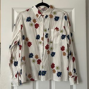 VRG GRL size 8 button up blouse